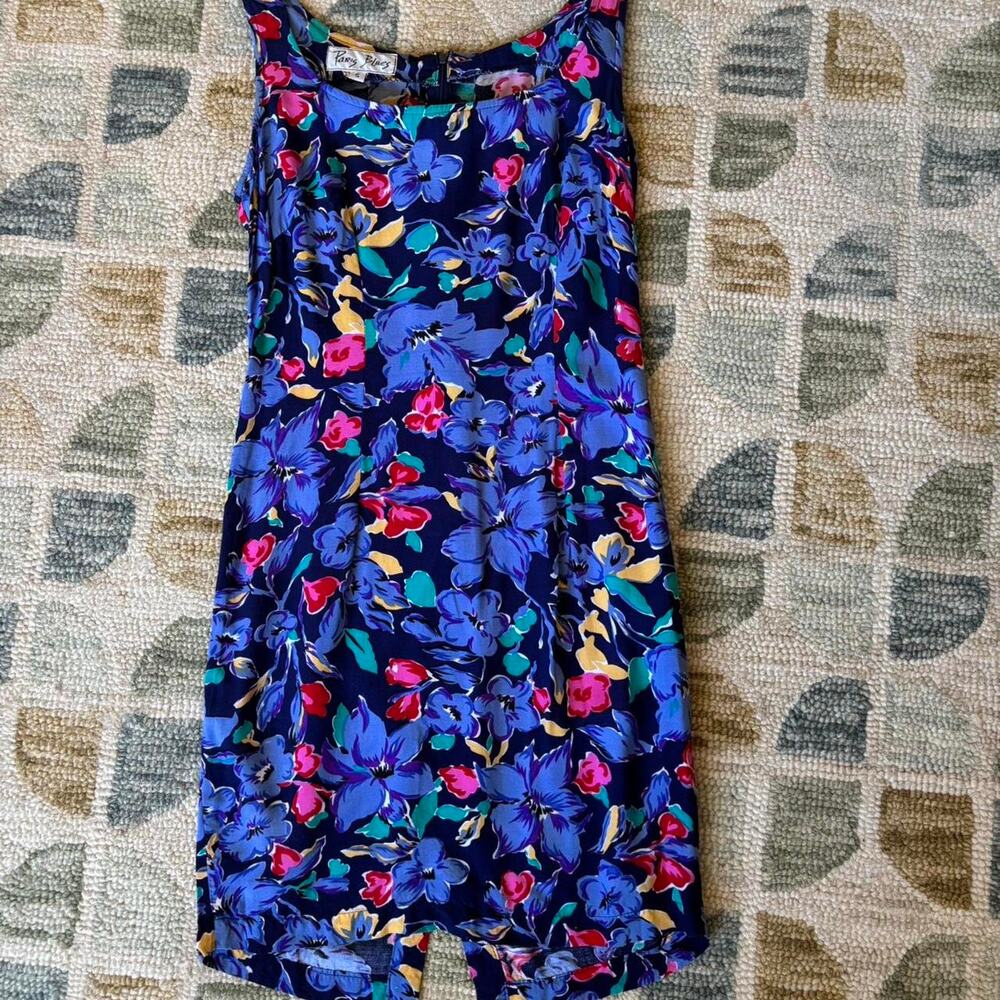 90s paris blues floral summer